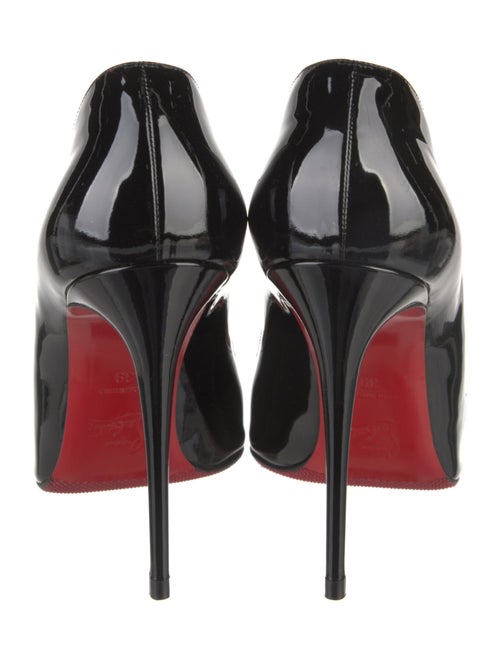 Christian Louboutin Patent Leather Scalloped Accent Pumps