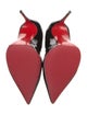 Christian Louboutin Patent Leather Scalloped Accent Pumps