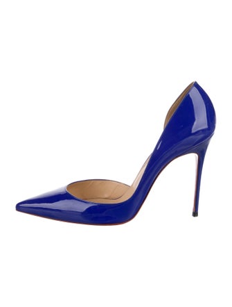 Christian Louboutin Patent Leather D'Orsay Pumps