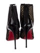 Christian Louboutin Spike Accents Mesh Boots