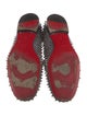 Christian Louboutin Spike Accents Suede Loafers