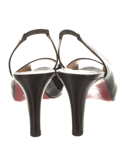 Christian Louboutin Patent Leather Slingback Pumps