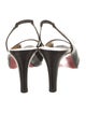 Christian Louboutin Patent Leather Slingback Pumps