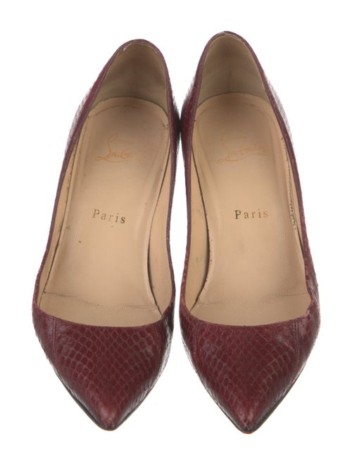 Christian Louboutin Embossed Leather Pumps