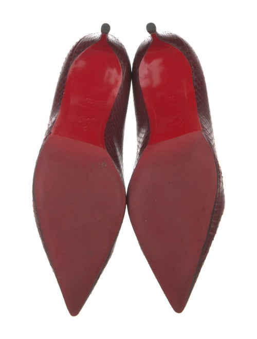 Christian Louboutin Embossed Leather Pumps