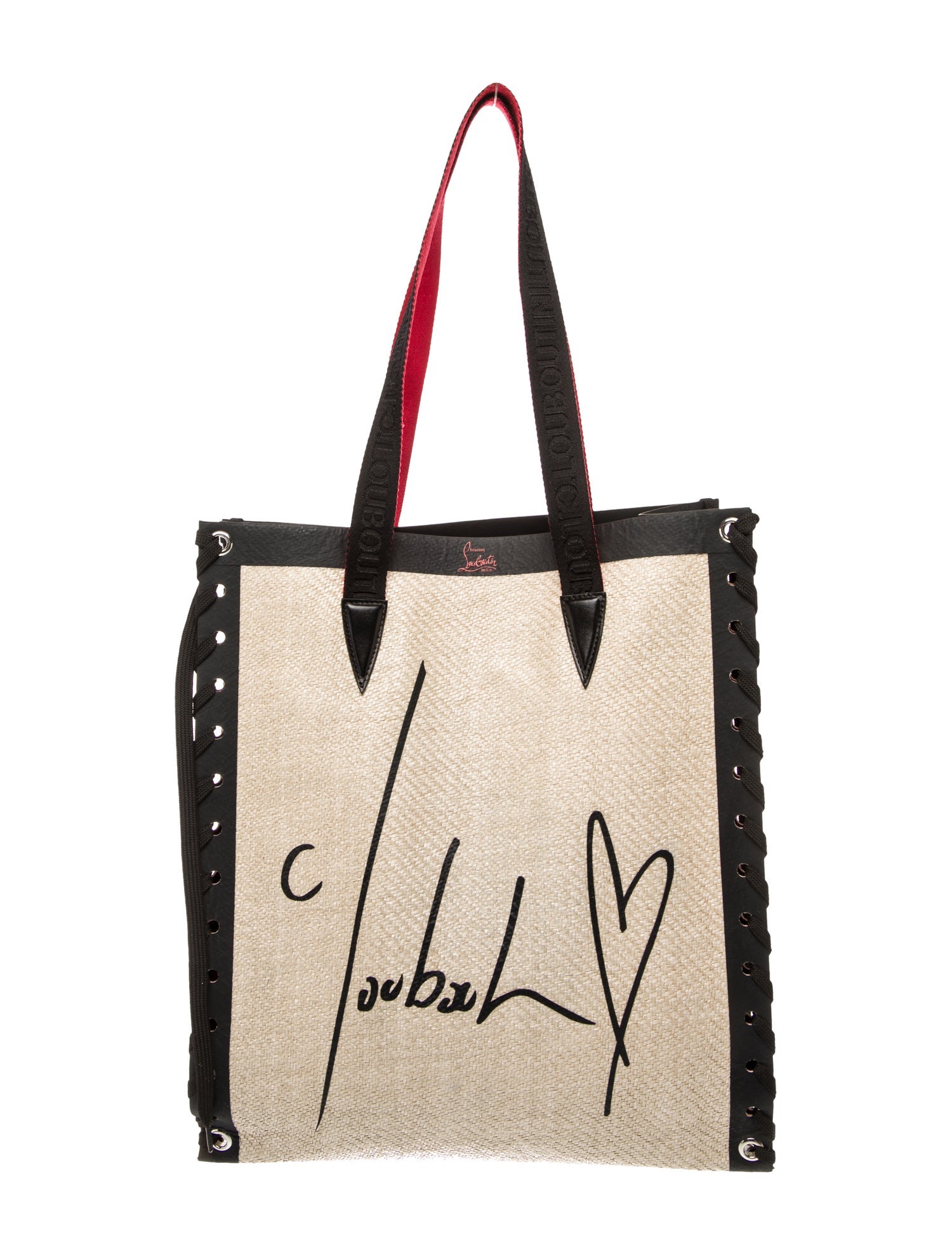 Christian Louboutin Straw Cabalace