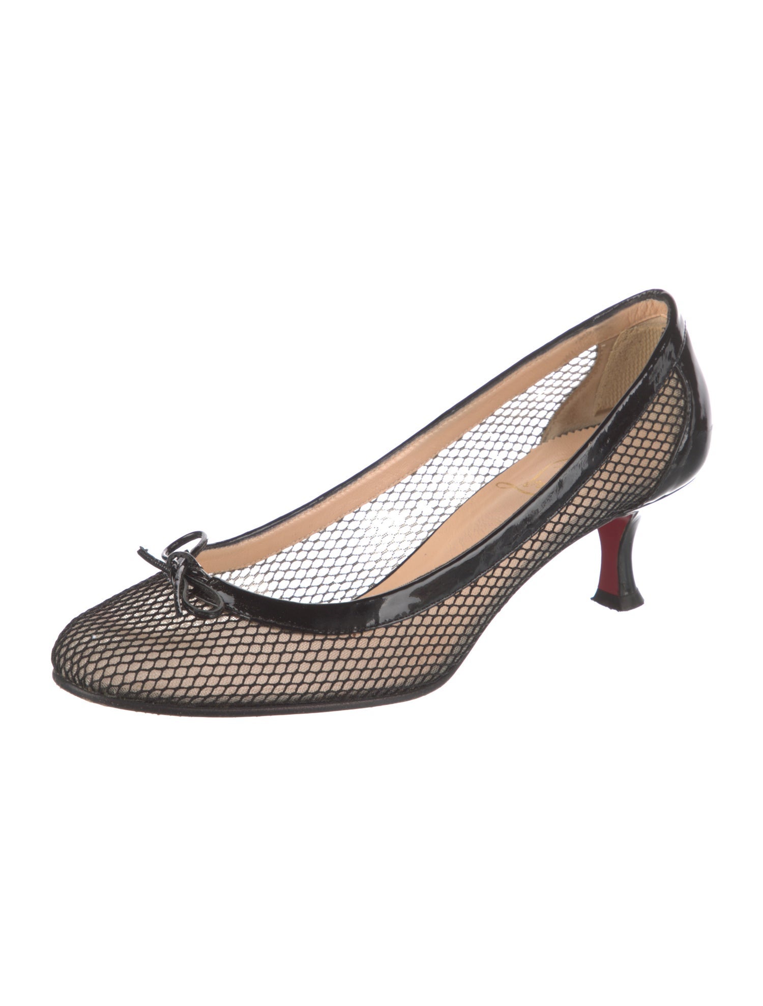 Christian Louboutin Vintage Mesh Pumps