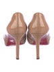 Christian Louboutin Patent Leather Cutout Accent Pumps