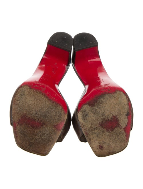 Christian Louboutin Leather Slides