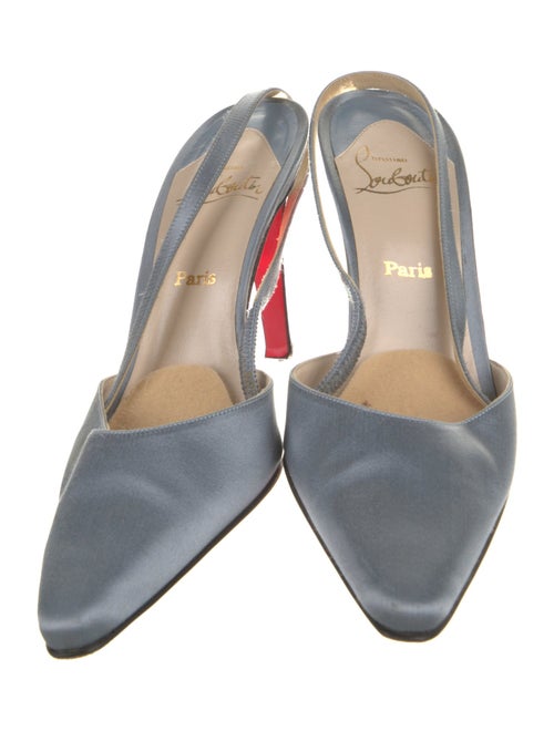 Christian Louboutin Satin Mules