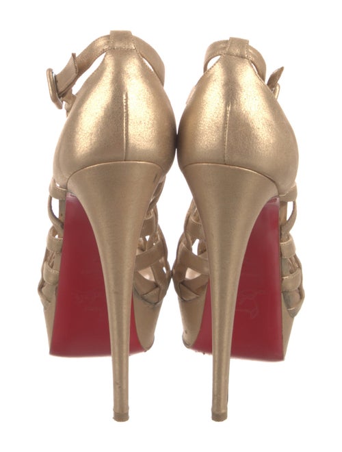 Christian Louboutin Leather T-Strap Pumps