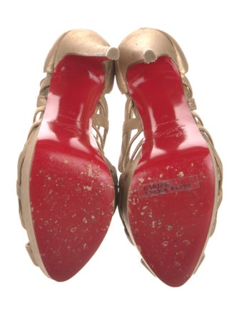Christian Louboutin Leather T-Strap Pumps