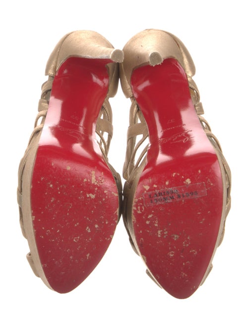 Christian Louboutin Leather T-Strap Pumps