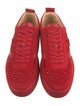 Christian Louboutin Spike Accents Suede Sneakers