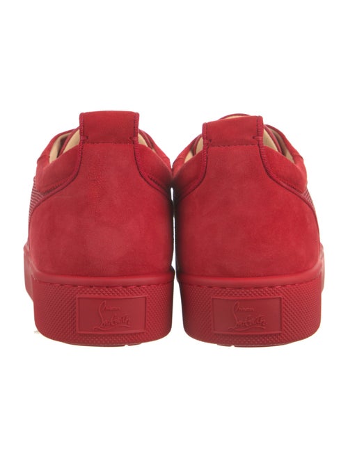 Christian Louboutin Spike Accents Suede Sneakers