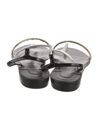 Christian Louboutin Leather Slingback Sandals