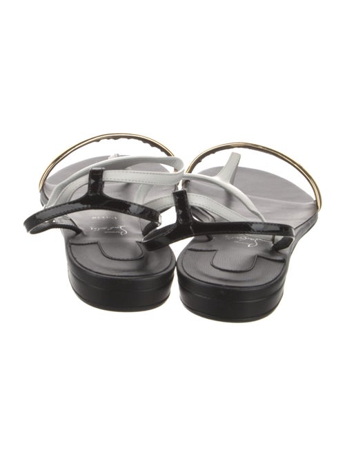 Christian Louboutin Leather Slingback Sandals