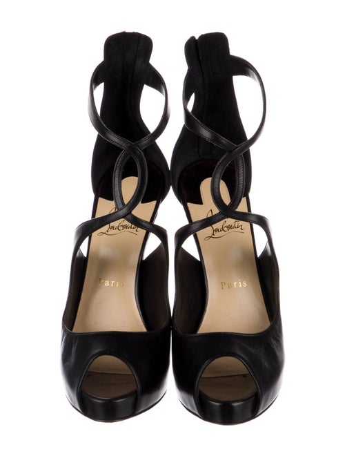 Christian Louboutin Leather Gladiator Sandals