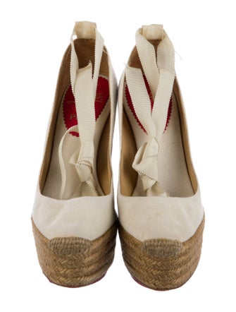 Christian Louboutin Canvas Espadrilles