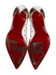 Christian Louboutin Mesh Crystal Embellishments Pumps