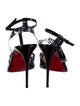 Christian Louboutin Spike Accents Leather T-Strap Pumps