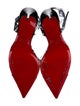 Christian Louboutin Spike Accents Leather T-Strap Pumps