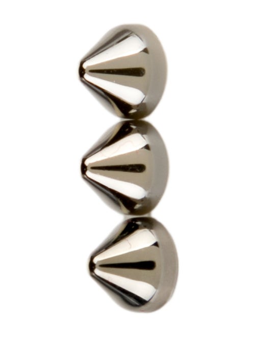 Christian Louboutin Spike Accents Suede Loafers