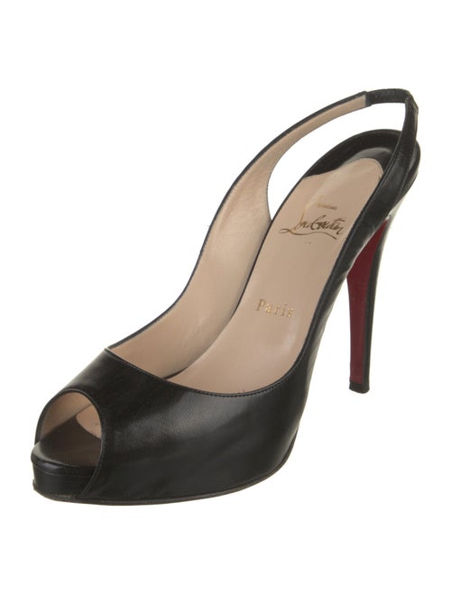 Christian Louboutin Leather Slingback Pumps