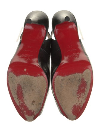 Christian Louboutin Leather Slingback Pumps