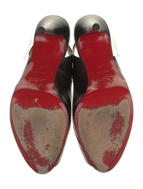 Christian Louboutin Leather Slingback Pumps
