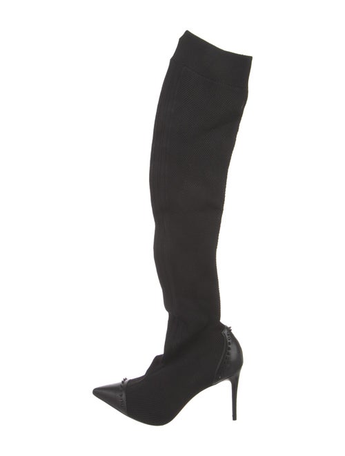 Christian Louboutin Studded Accents Sock Boots