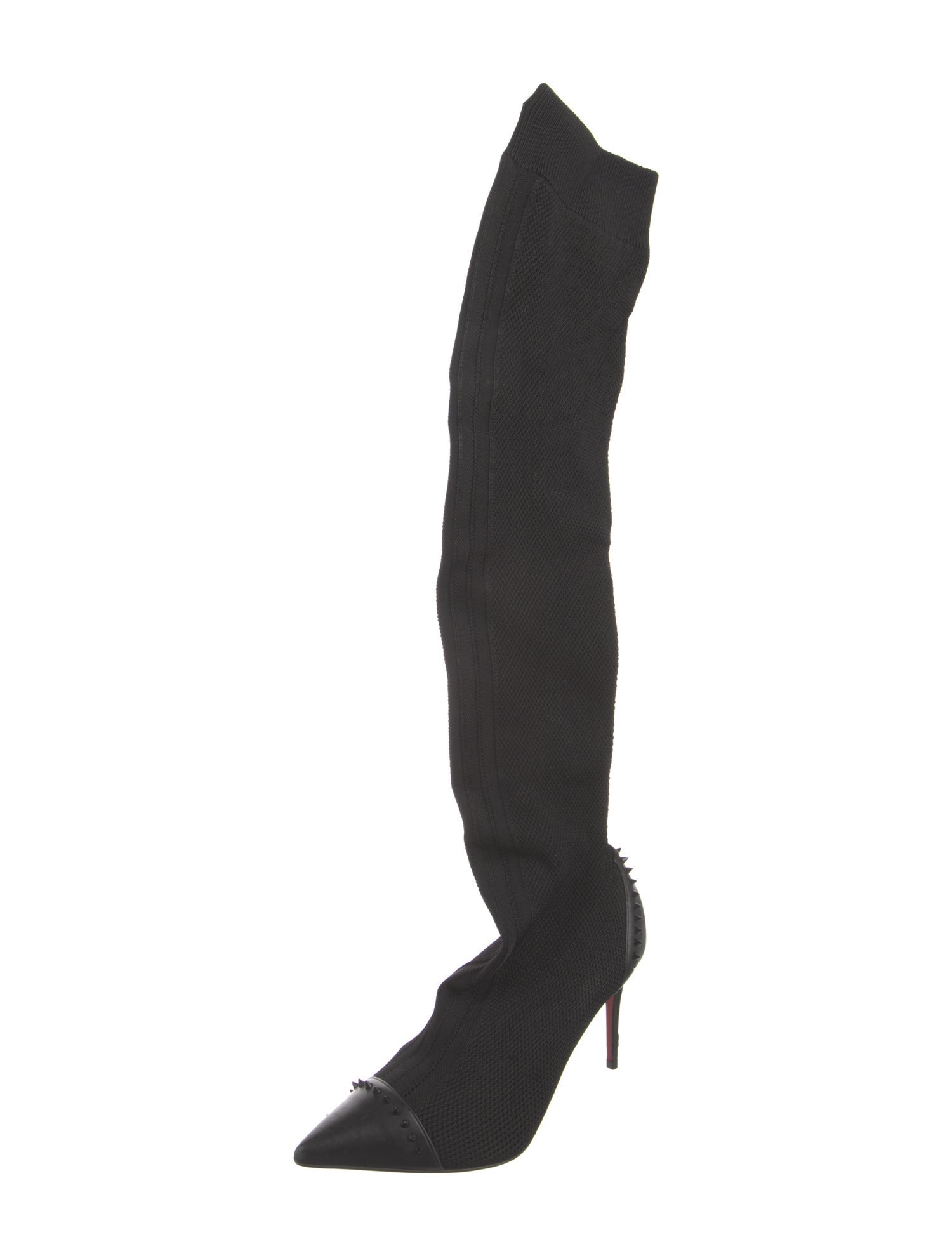 Christian Louboutin Studded Accents Sock Boots