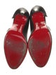 Christian Louboutin Leather Scalloped Accent Pumps