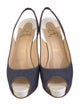 Christian Louboutin Denim Slingback Pumps