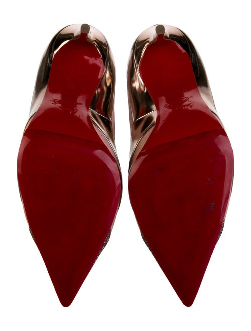 Christian Louboutin Suede Patterned Pumps