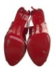 Christian Louboutin Patent Leather Slingback Sandals