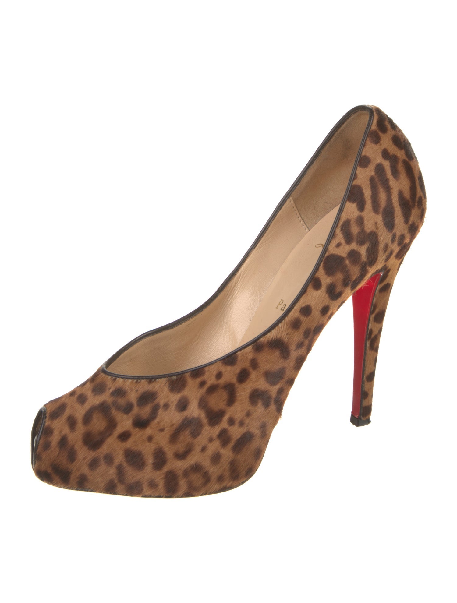 Christian Louboutin Ponyhair Animal Print Pumps