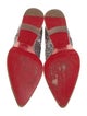 Christian Louboutin Leather Glitter Accents Oxfords