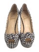 Christian Louboutin Plaid Print Pumps