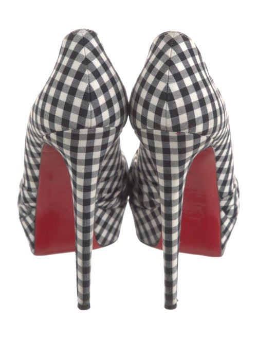 Christian Louboutin Plaid Print Pumps
