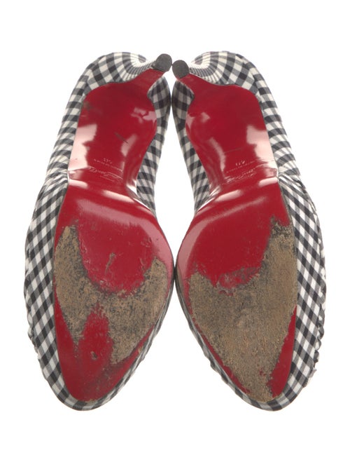 Christian Louboutin Plaid Print Pumps