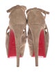 Christian Louboutin Suede T-Strap Pumps