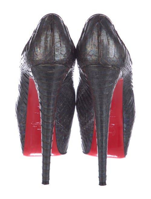 Christian Louboutin Snakeskin Animal Print Pumps