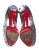 Christian Louboutin Snakeskin Animal Print Pumps