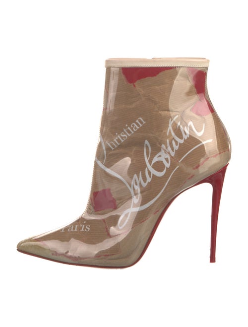 Christian Louboutin PVC Printed Boots