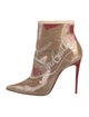 Christian Louboutin PVC Printed Boots