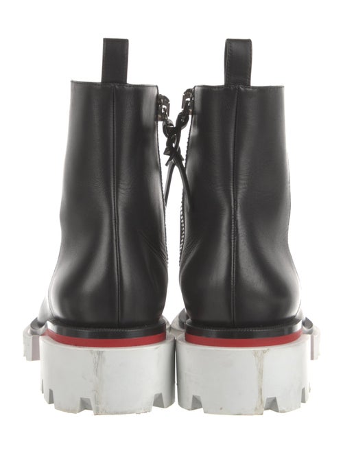 Christian Louboutin Spike Accents Leather Chelsea Boots