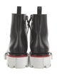Christian Louboutin Spike Accents Leather Chelsea Boots