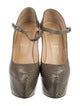 Christian Louboutin Snakeskin Animal Print Pumps