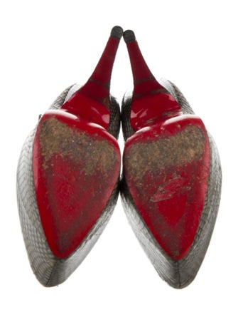 Christian Louboutin Snakeskin Animal Print Pumps